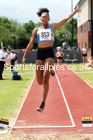 Womens under-20s long jump, 2021 Northern Senior and Under-20s Champs., Leigh. Photo: David T. Hewitson/Sports for All Pics